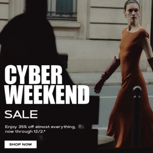 Derek Lam Cyber Weekend Sale - 35% Off Almost Everything