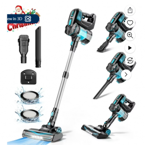 $250 off INSE Cordless Vacuum Cleaners, 6-in-1 Lightweight Stick Vacuum @Walmart