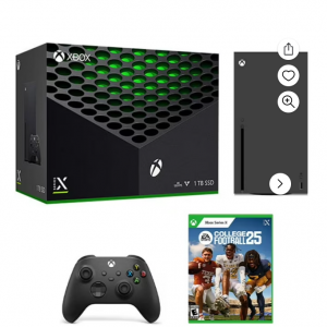 Xbox Series X 1TB SSD Console + College Football 25 Standard Edition Xbox for $559.99 @Walmart