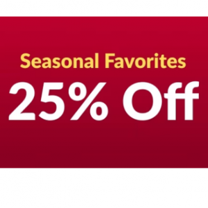 25% Off Seasonal Favorites @ iHerb