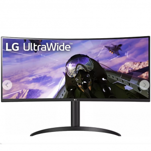 Staples - LG 34BP65C-B 34" 21:9 160Hz FreeSync VA 曲面显示器，4.6折