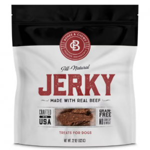 Bones & Chews All Natural Grain-Free Jerky Made with Real Beef Dog Treats