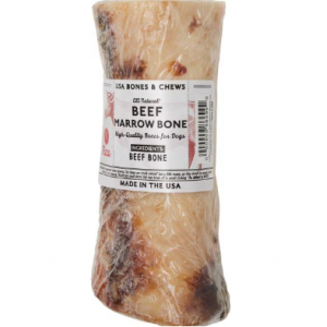 Bones & Chews Made in USA Roasted Marrow Bone 6" Dog Treat