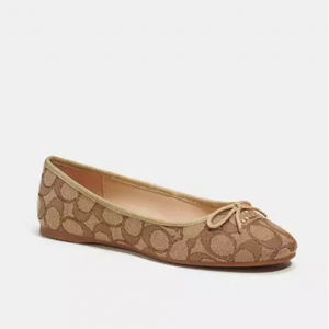Coach Alina Ballet In Signature Jacquard