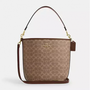 Coach City Large Bucket Bag In Signature Canvas