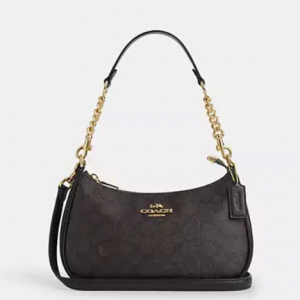 Coach Teri Shoulder Bag In Signature Canvas