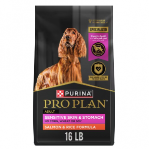 Purina Pro Plan成年敏感皮肤和胃鲑鱼和大米配方干狗粮