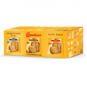 Bauducco Mini Panettone Assorted - Classic, Chocolate Chips, and Vanilla 8.4oz(Pack of 3) @ Amazon