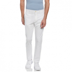 Mens Cotton Blend Slim Fit Chino