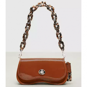 Coach Wavy Dinky Bag In Crinkle Patent Coachtopia Leather @ Coach