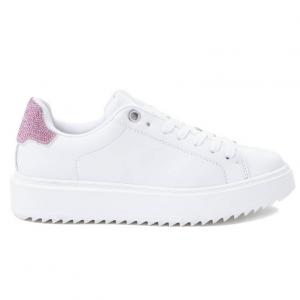 女士 Steve Madden粉尾厚底小白鞋