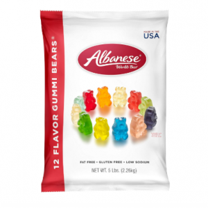 Albanese World's Best 12 Flavor Gummi Bears, 5lbs of Candy @ Amazon