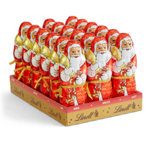 Lindt Hollow Figure Santa Milk Chocolate (18-pc, 125 g ea)