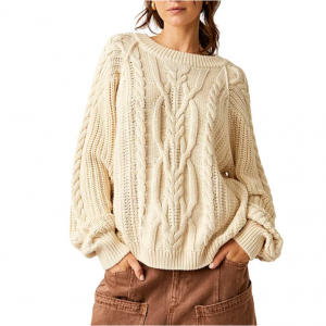 Free People Frankie Cable Sweater
