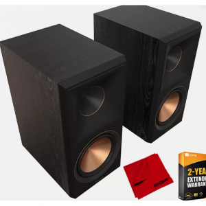 Extra $75 off Klipsch RP-600M II Bookshelf Speakers - Ebony (Pair) w/ Warranty Bundle @eBay