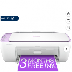 Walmart - HP DeskJet 2842e 无线多功能一体打印机，现价$39 