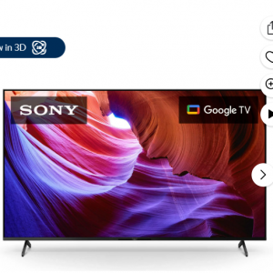 $400 off Sony 75” Class X85K 4K Ultra HD LED with Smart Google TV KD75X85K @Walmart