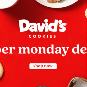 Cyber Monday Sale:  BOGO 50% Off Sitewide + BOGO Free Select Items @ David's Cookies