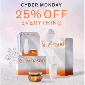 Cyber Monday Sitewide Sale @ Sulwhasoo 