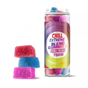 Double Trouble Blend - 25mg Gummies - D8, HHC - Chill Extreme
