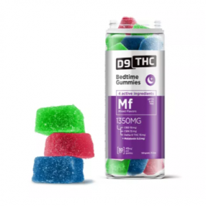 45mg Bedtime Gummies - CBD, CBN, D9 - D9 THC