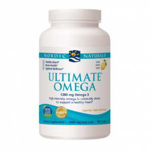 Nordic Naturals Ultimate Omega 180 lemon softgels