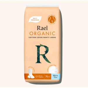 Rael 有机棉超薄护垫 70 片