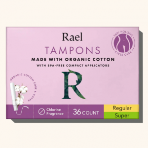 Rael 紧凑型卫生棉条 有机棉超值装 36 支