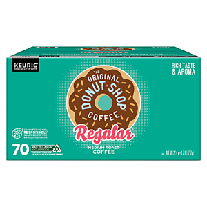 The Original Donut Shop® Regular Coffee Single-Serve K-Cup®, Pack of 70 Pods @ Office Depot 