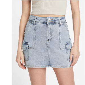 GUESS Alaysha Cargo 牛仔半裙