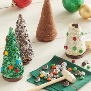 Belgian Chocolate Christmas Tree Village