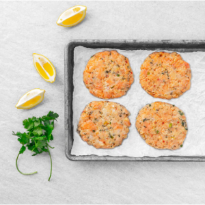 Atlantic Salmon Burgers (4) 5 oz.