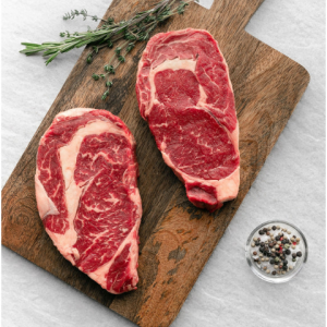 Organic Grass-Fed Ribeye (2) 10 oz.