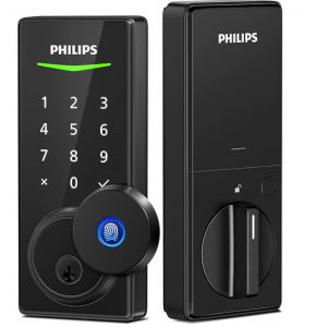 Extra 20% off Philips Fingerprint Door Lock, Keyless Entry Door Lock with Touchscreen @Amazon