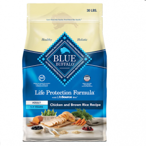 Blue Buffalo Life Protection Formula Chicken & Brown Rice Adult Dry Dog Food, 30 lbs. - Carousel i