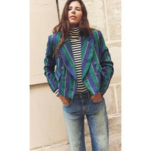 Betty 条纹西装外套