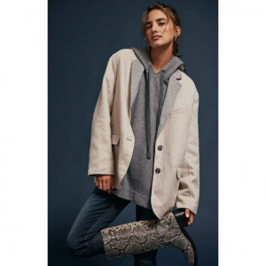 Caity 羊毛西装外套