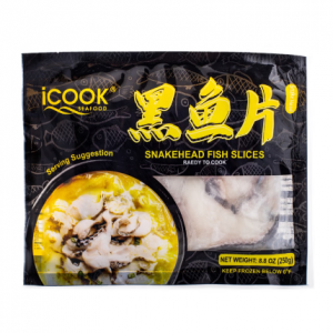 iCook 黑鱼片 冷冻 250 克 火锅伴侣 口感润滑无刺