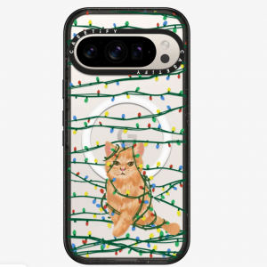  Casetify - Meowy Catmas 防撞手机保护壳，适用于Pixel 9 Pro， 兼容MagSafe  ，现价$52 