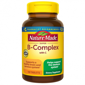 Nature Made Super B Complex with Vitamin C and Folic Acid, 140 Tablets, 140 Day Supply @ Amazon