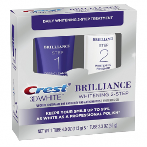 Crest 3D White Brilliance Deep Clean Toothpaste (4oz) + Teeth Whitening Gel (2.3oz) @ Amazon