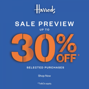 Up To 30% Off Sale (Totême, Ralph Lauren, Zimmermann, Tom Ford, UGG, Le Labo) @ Harrods APAC