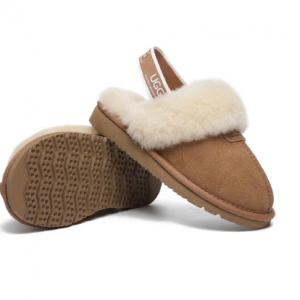 68% Off AUSTRALIAN SHEPHERD® UGG Slippers Kids Sheepskin Wool Strap Slingback Suzie @ UGG Express