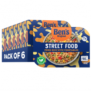 BEN'S ORIGINAL Street Food Fried Rice with Vegetables, 9 oz​ (Pack of 6) @ Amazon