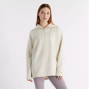 New Balance Women's Tech Knit Oversized Half Zip 套頭衫