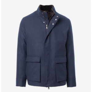 Allen Edmonds Wool Shearling Jacket 男士夹克