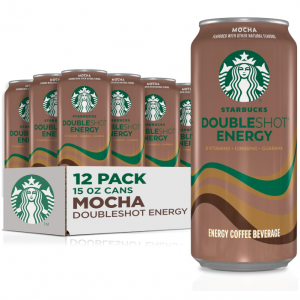 Starbucks Doubleshot Energy Espresso Coffee, Mocha, 15 oz Cans (12 Pack) @ Amazon