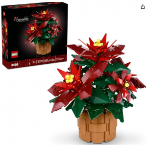 LEGO Icons Poinsettia Building Set 10370 @ Amazon