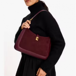 Extra 40% Off Deco Pebbled Leather & Suede Hobo Bag @ Kate Spade