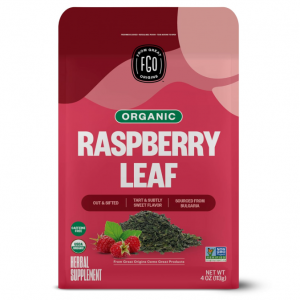 FGO Organic Red Raspberry Loose Leaf Tea, 4oz (Pack of 1) @ Amazon